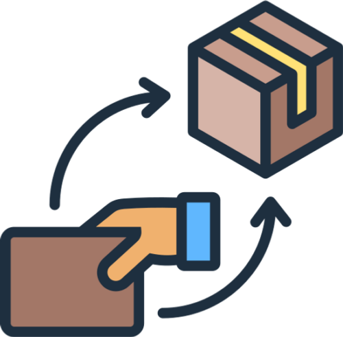 icon showing cartons shipped